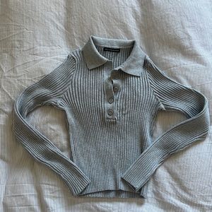 Brandy Melville collar long sleeve